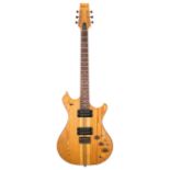 1981 Westone Thunder I/A electric guitar, made in Japan, ser. no. 1xxxx7; Finish: natural, minor