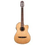 Yamaha NCX900R electro-classical guitar, made in China; Back and sides: rosewood; Top: natural;