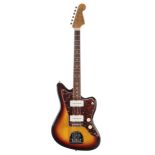 Fender Jazzmaster electric guitar, crafted in Japan, circa 2000, ser. no. P05xxx7; Finish: sunburst,