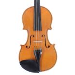 Violin inscribed Giorgio Martinelli, S. Giov Bersieto 1992, 13 15/16", 35.40cm