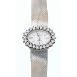 Rolex Orchid 18ct white gold diamond set lady's bracelet watch, ref. 2655, circa 1973, serial no.