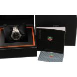 Tag Heuer 2000 Series stainless steel gentleman's bracelet watch, ref. wk1210, circa 2011, black