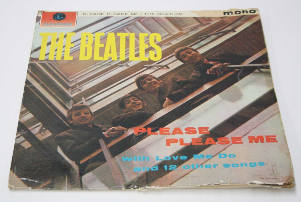 The Beatles - 'Please Please Me' LP vinyl in original sleeve, PMC 1202 mono