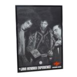 Jimi Hendrix - vintage Rotosound Strings promotional poster, framed, 17" x 12"