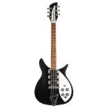 1982 Rickenbacker 320 shortscale electric guitar, made in USA, ser. no. VIxxx9; Finish: black,