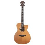 Lakewood M-32 CPG acoustic guitar, ser. no. 1xxx9; Back and sides: rosewood; Table: natural