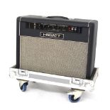 Hiwatt Studio/Stage MKII guitar amplifier, made in England, ser. no. C5412, within a fitted