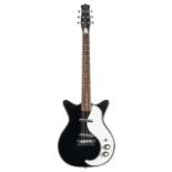 Danelectro DC59M electric guitar, made in Korea, ser. no. 0xxxx1; Finish: black, a few surface