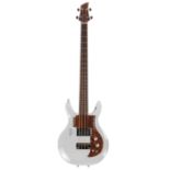 Ampeg Dan Armstrong ADA-4 Lucite bass guitar; Finish: Plexiglass; Fretboard: rosewood; Frets: