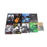 Nine various guitar reference books, mainly relating to players such as Barney Kessel, Django