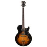 Tanglewood Orleans hollow body electric guitar; Finish: sunburst, surface scratches and minor