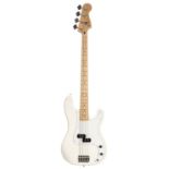 Fender Precision Bass guitar, made in Mexico, circa 2010, ser. no. MX10xxxxx87; Finish: Olympic