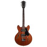 1960s Framus Alantik electric guitar, made in Germany; Finish: mahogany, various scratches and