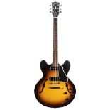 2012 Gibson Custom Shop ES-335 Dot P90 semi hollow body electric guitar, made in USA, ser. no.