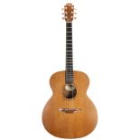 Lowden 010 acoustic guitar, made in Ireland, ser. no. 8632; Back and sides: mahogany, minor dings;