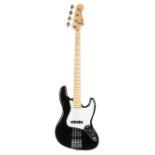 2016 Fender Geddy Lee Signature Jazz Bass guitar, made in USA, ser. no. US16xxxx85; Finish: black,