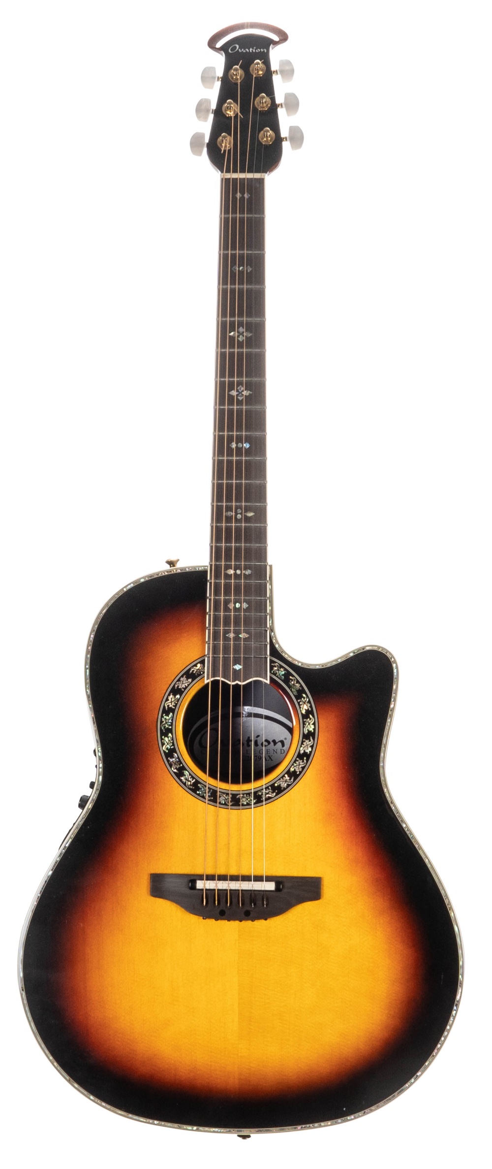 Ovation Custom Legend C2079AX electro-acoustic guitar, made in Korea, ser. no. K16xxxx59; Finish: