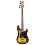 2018 Squier by Fender Affinity Series P bass guitar, crafted in Indonesia, ser. no. ICS18xxxx42,