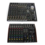 Studio Master Logic 12 audio mixer; together with a Studio Master 6-2-1 mixing console (2)