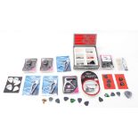 Selection of guitar accessories including Delrin Prime Grip picks, further picks, G7 Performance 2