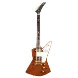 Gibson Custom 1958 Mahogany Explorer Elbow Cut electric guitar, made in USA, ser. no. CSxxx4;