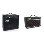 Vox Escort guitar amplifier; together with a Laney Hardcore Max HCM30R guitar amplifier (2)