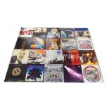 Good selection of rock vinyl record LPs including Lynyrd Skynyrd, Queen, Led Zeppelin, Dr