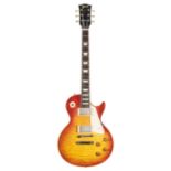 2008 Gibson Custom '59 Reissue Les Paul electric guitar, made in USA, ser. no. 9xxx9; Finish: washed