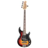 Yamaha BB2025X bass guitar, crafted in Japan, ser. no. HMJ058E; Finish: sunburst; Fretboard: