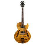 Heritage H-575 hollow body electric guitar, made in USA; Finish: amber; Fretboard: rosewood;