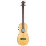 Ashbury GR5431 electro-acoustic travel guitar, gig bag