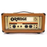 1970s Orange OR120 guitar amplifier head, made in England, ser. no. 11003