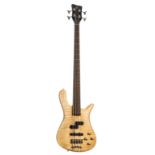 Warwick Streamer Stage 1 bass guitar, made in Germany, ser. no. C-07xxxxx-00; Finish: natural;