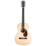 2014 Jean Larrivee P-03W Peruvian walnut acoustic guitar, made in USA, ser. no. 1xxxx8; Back and