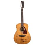 Rolling Stones - autographed Yamaha FG-260 twelve string acoustic guitar, signed by Keith