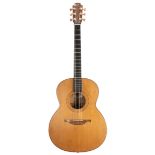 Lowden F22 acoustic guitar, made in Northern Ireland, ser. no. 3153; Back and sides: mahogany, minor