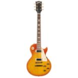 1974 Gibson Les Paul Deluxe electric guitar, made in USA, ser. no. 5xxxx6; Finish: amber burst,