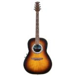 Celebrity by Ovation Model OC67 electro-acoustic guitar, made in Korea, ser. no. 1xxxx1; Finish: