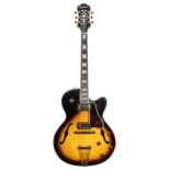 2012 Epiphone Emperor-II Joe Pass signature hollow body electric guitar, made in Korea, ser. no.