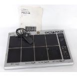 Roland PAD-8 Octapad electronic drum/percussion sampler, with foot switch and copy of owners manual