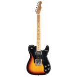 2002 Fender Telecaster Custom electric guitar, made in Mexico, ser. no. MZ2xxxx06; Finish: sunburst;