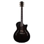 2006 Taylor T5-C hollow body electric guitar, made in USA, ser. no. 2006xxxxx01; Finish: ebony;