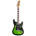 Burns Club Series King Cobra electric guitar, ser. no. 18xxxx6; Finish: green burst; Fretboard: