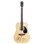The Proclaimers - autographed Squier by Fender acoustic guitar, signed by both Charlie and Craig