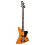 Fret-king Esprit LE bass guitar, ser. no. B05xx1; Finish: mahogany; Fretboard: rosewood; Frets: