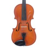 Contemporary viola, unlabelled, 15 1/16", 38.30cm