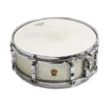 Ludwig Jazz Festival 14" snare drum (pre-serial, possibly early to mid 60s); Finish: silver sparkle