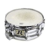 1976 Rogers 14" Dyna-Sonic snare drum; Finish: chrome; Serial no.: D15611