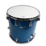 Rogers 16" x 16" floor tom; Finish: blue sparkle (at fault)