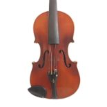 Stradivari copy violin circa 1920, 14 1/8", 35.90cm